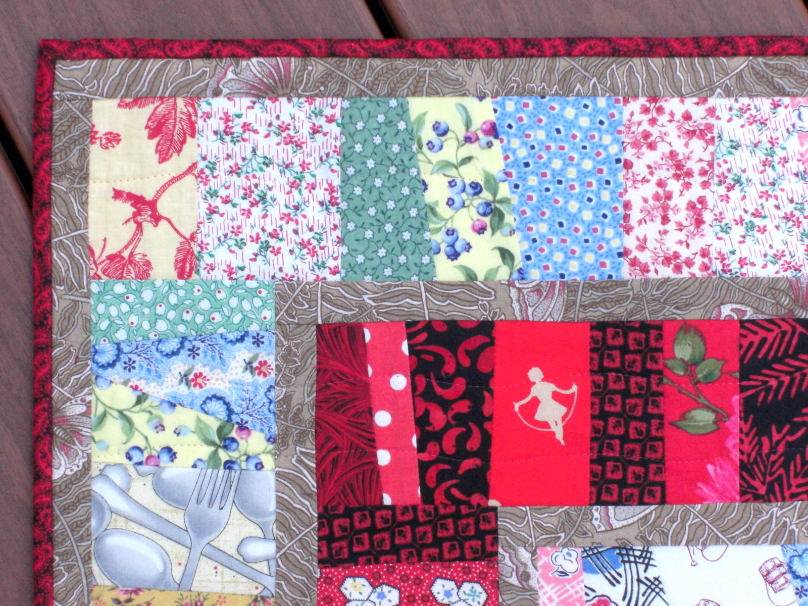 Karen Griska Quilts Novelty String Quilt