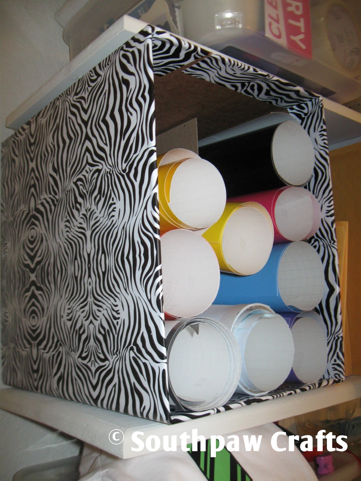 Southpaw Crafts How to Make Your Own Free Vinyl Storage Containers