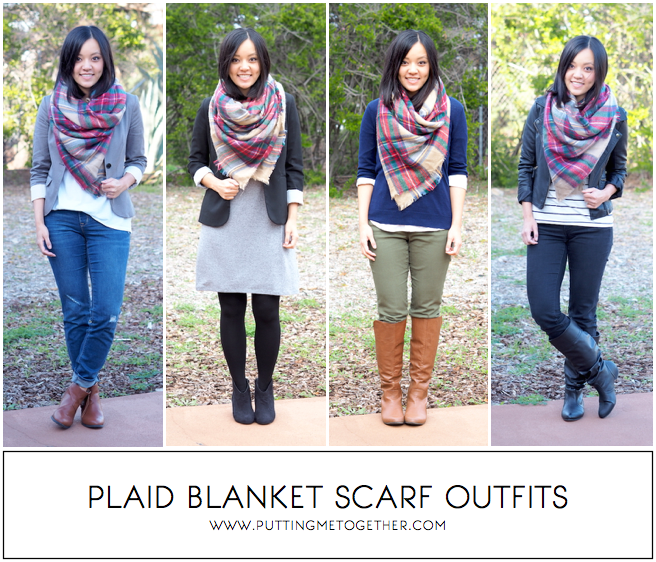 Putting Me Together Plaid Blanket Scarf Outfits + 9 Other Awesome Options