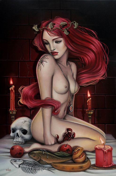 sarah joncas pinturas mulheres sensuais