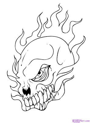 Skull Draw Cool Things