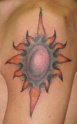 sun tattoo