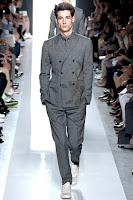 Bottega Veneta мъжки костюм графитено сиво
