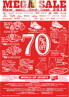 World of Sports Mega Sale World of Sports Mega Sale