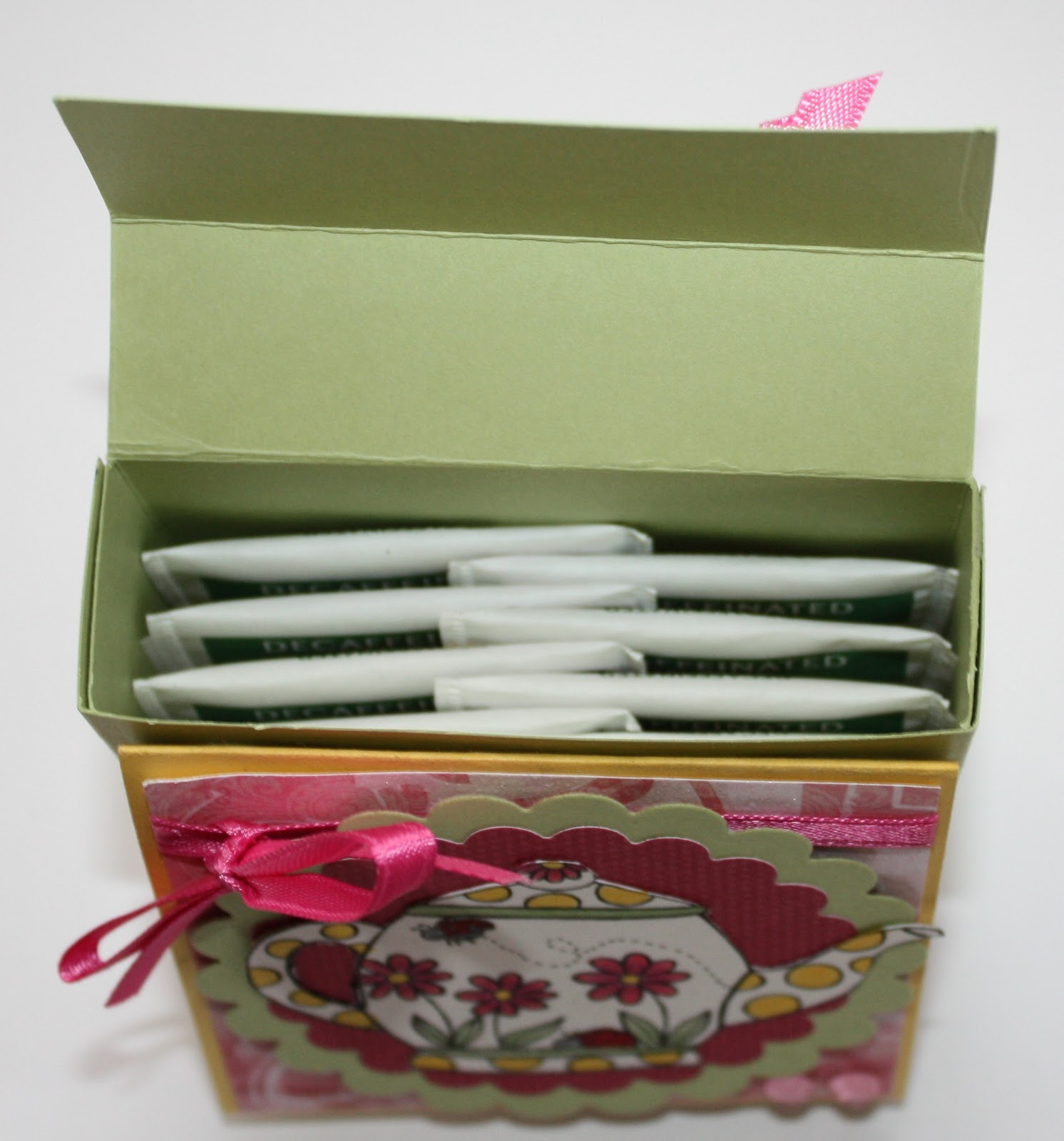 Ink and Lace with Sheryl Cauble Gift Box/Tea Bag Holder Video Tutorial