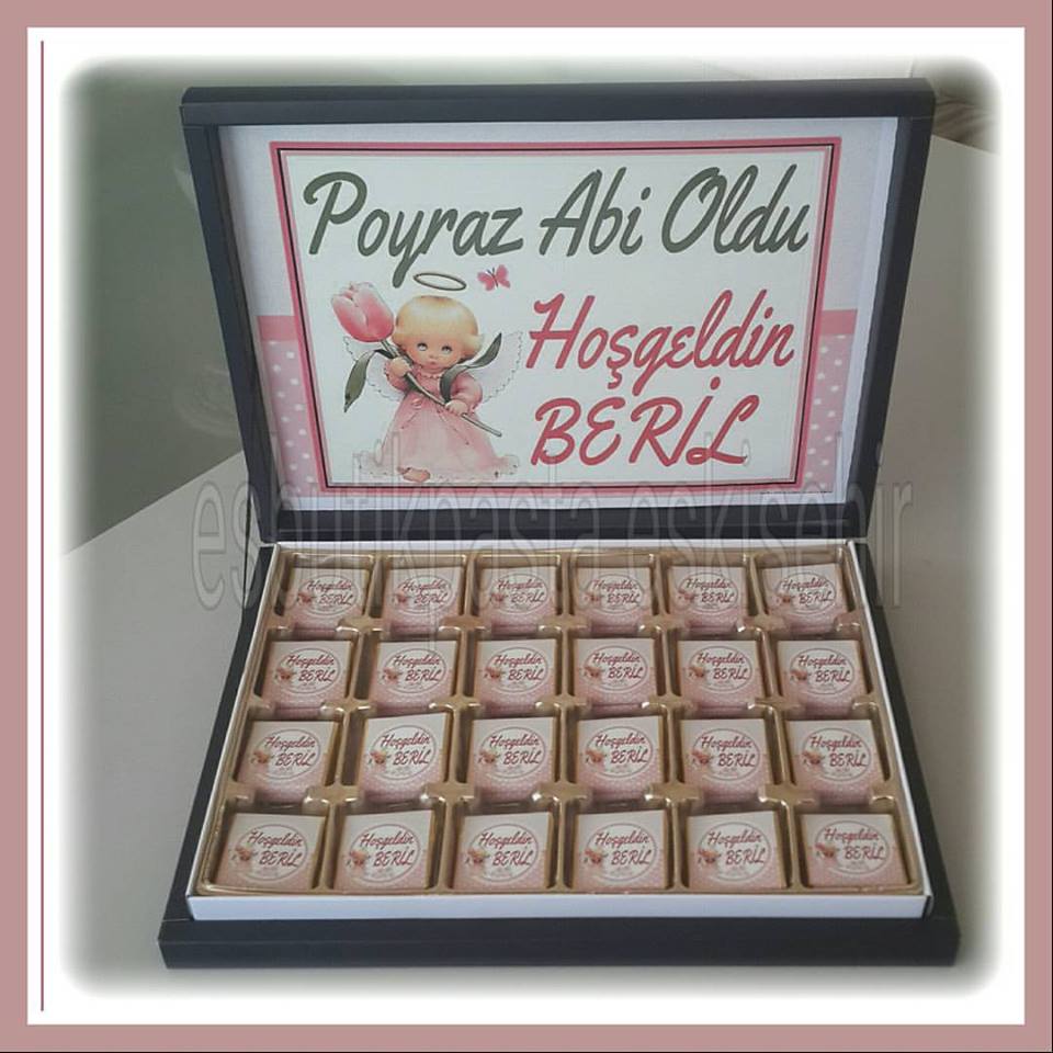 Esbutikpasta Eskişehir Kız Bebek Çikolata