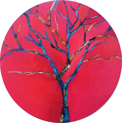 Horizontes de Magia: ARBOL CIRCULO AMARILLO - LILA - ROJO - TURQUESA