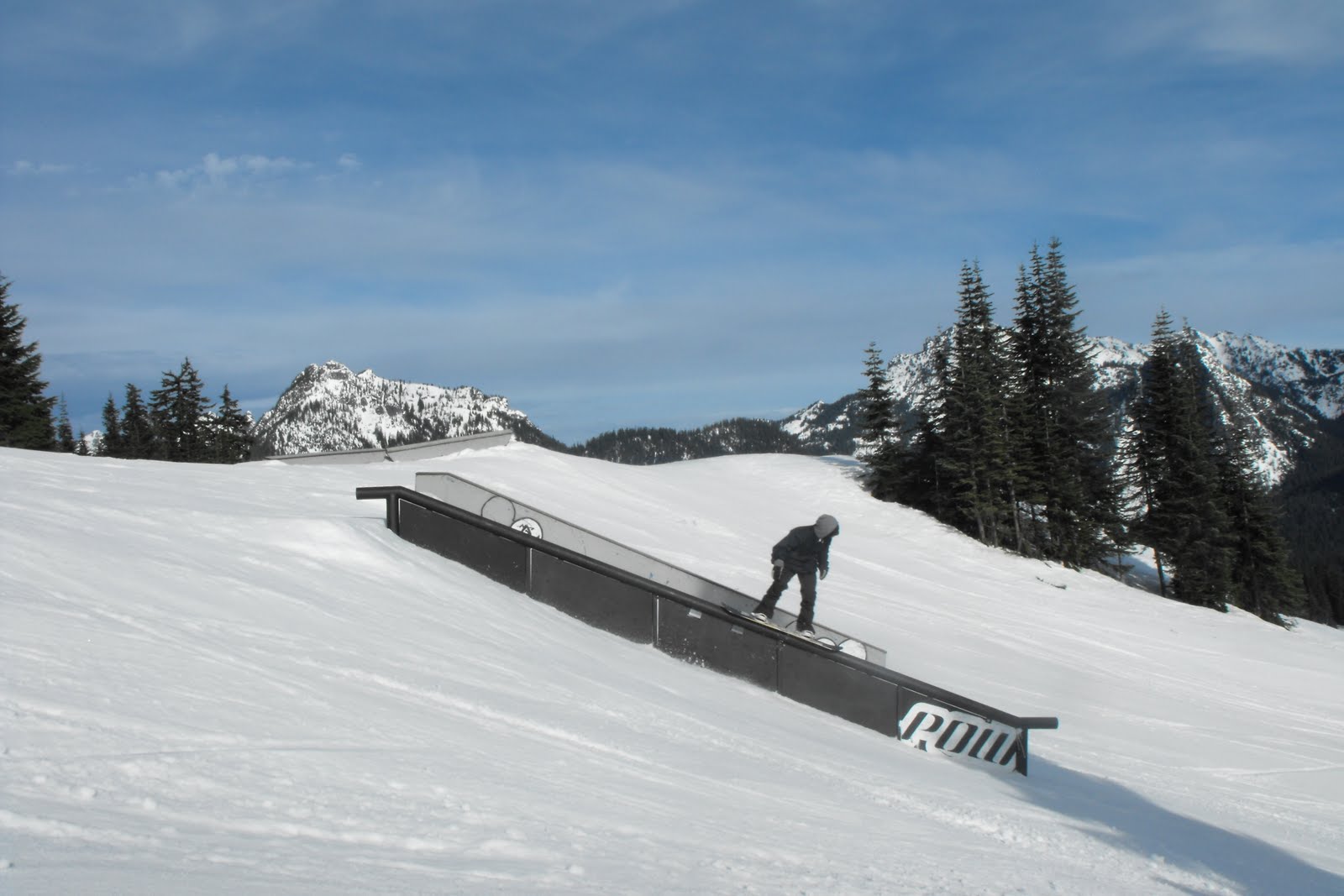 Newbie at the Summit at Snoqualmie Terrain Park Washington Adventures