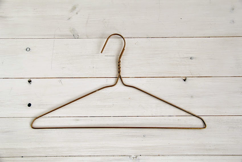 Copper Wire Clothes Hangers.