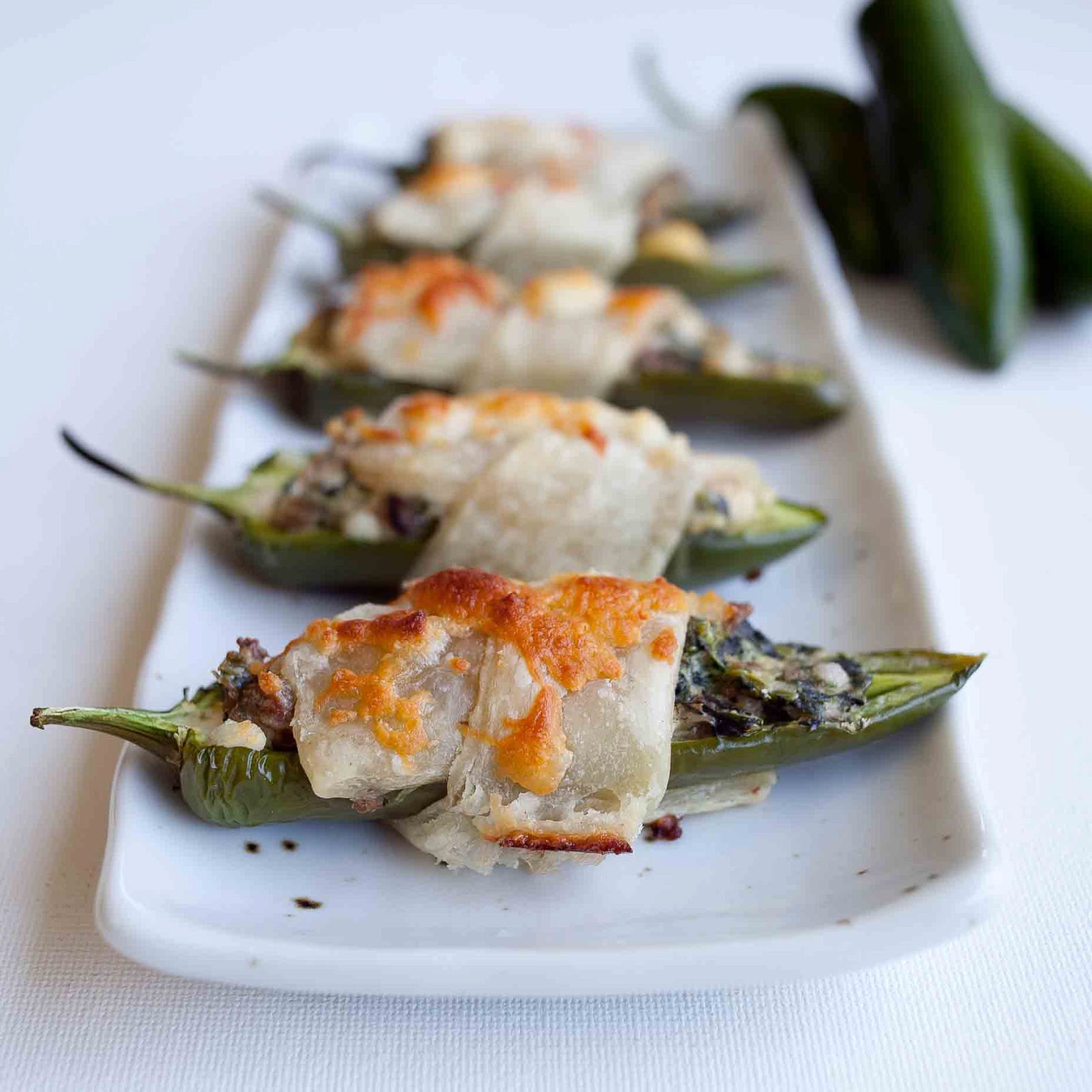 FOODjimoto Stuffed Jalapeño and Sweet Peppers