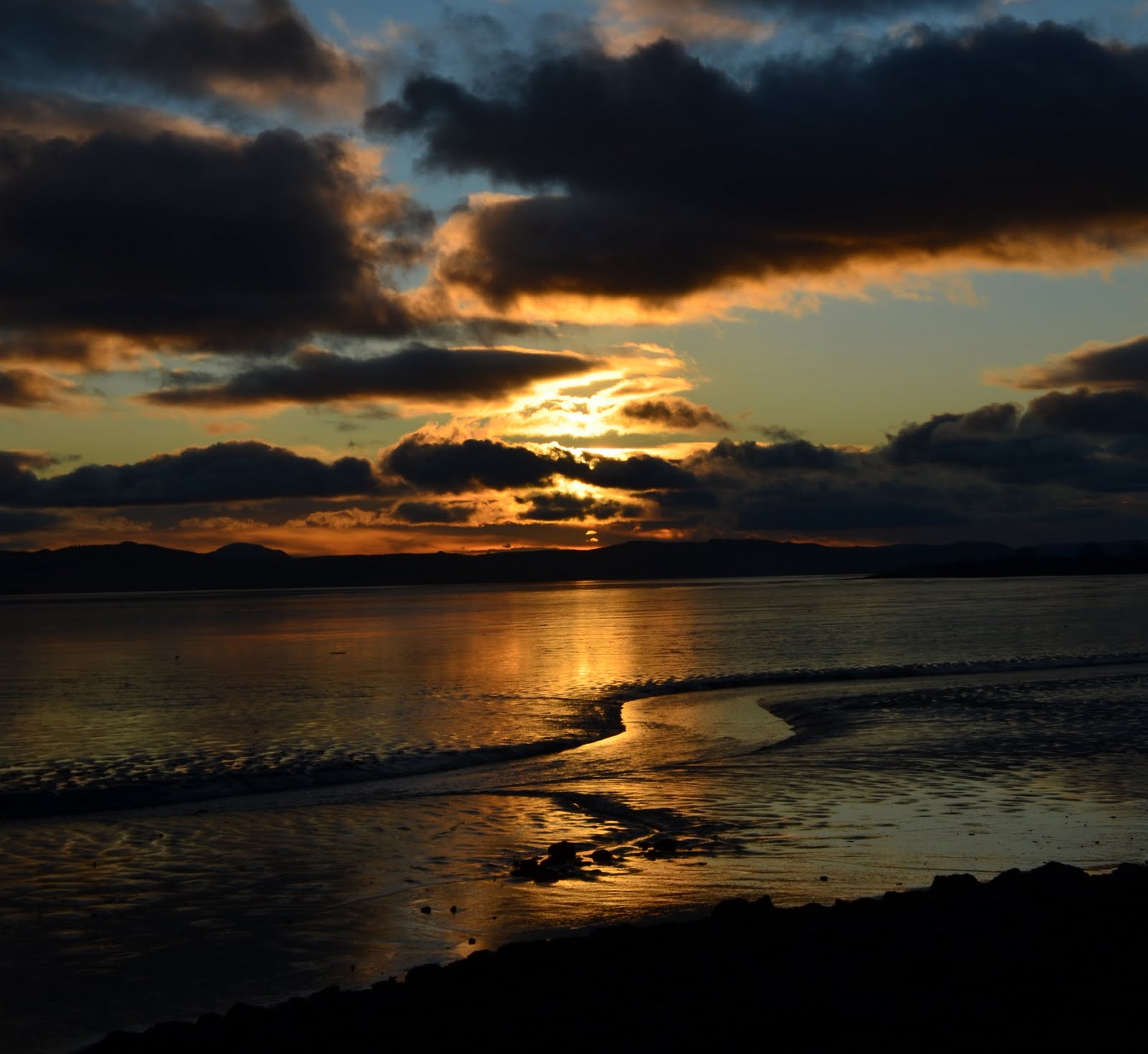 Scotland Sunset HD wallpaper (1600 x 1469 ) HD Beach Wallpaper