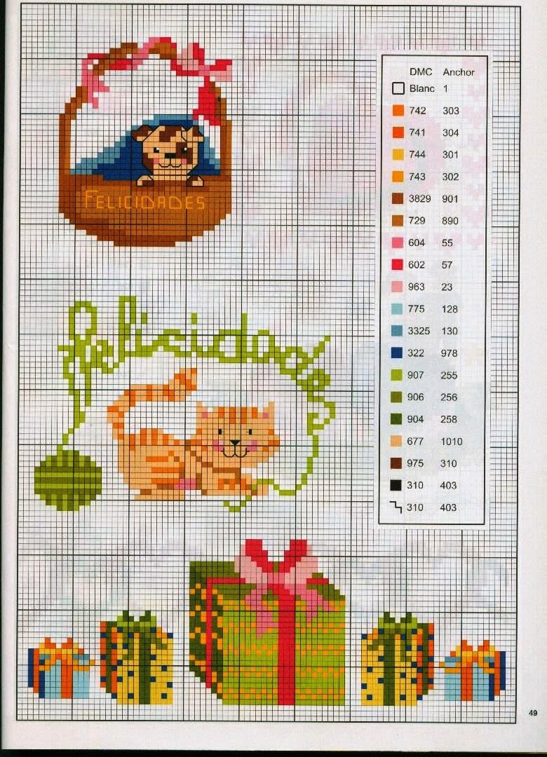 graficos gratis para punto de cruz - Revistas de manualidades gratis