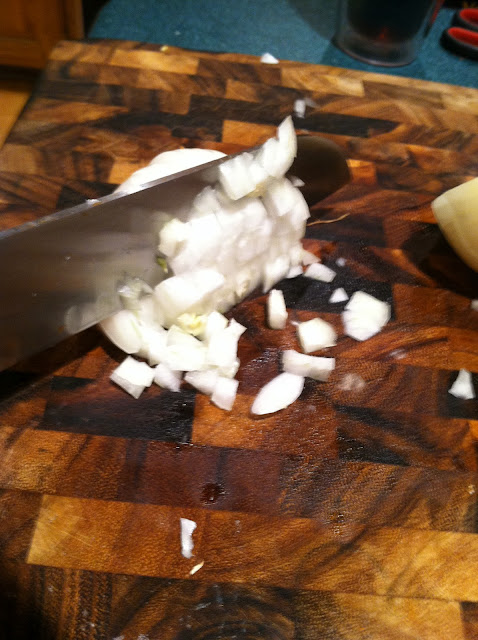 Learn how to correctly dice an onion frustration free and the secret of how to cut onions without crying from a Food Network Chef.
