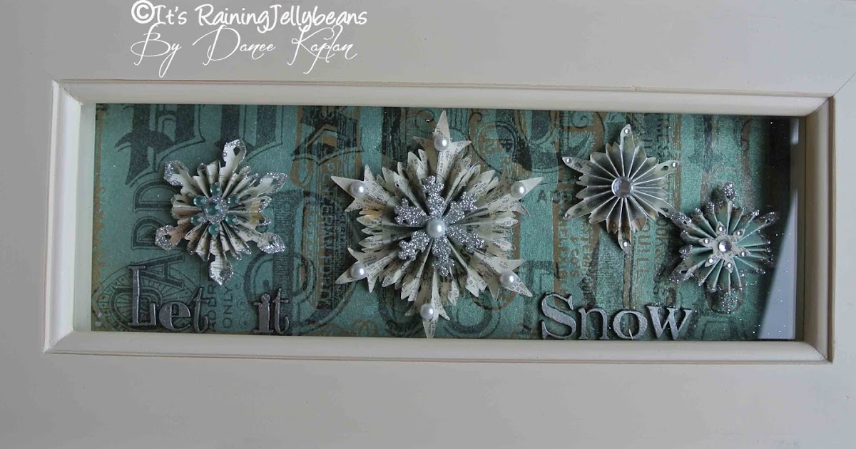 It's Raining JellyBeans Snowflake Wall Art