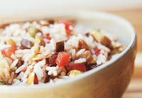 Arroz com Berinjela e Canela (vegana)