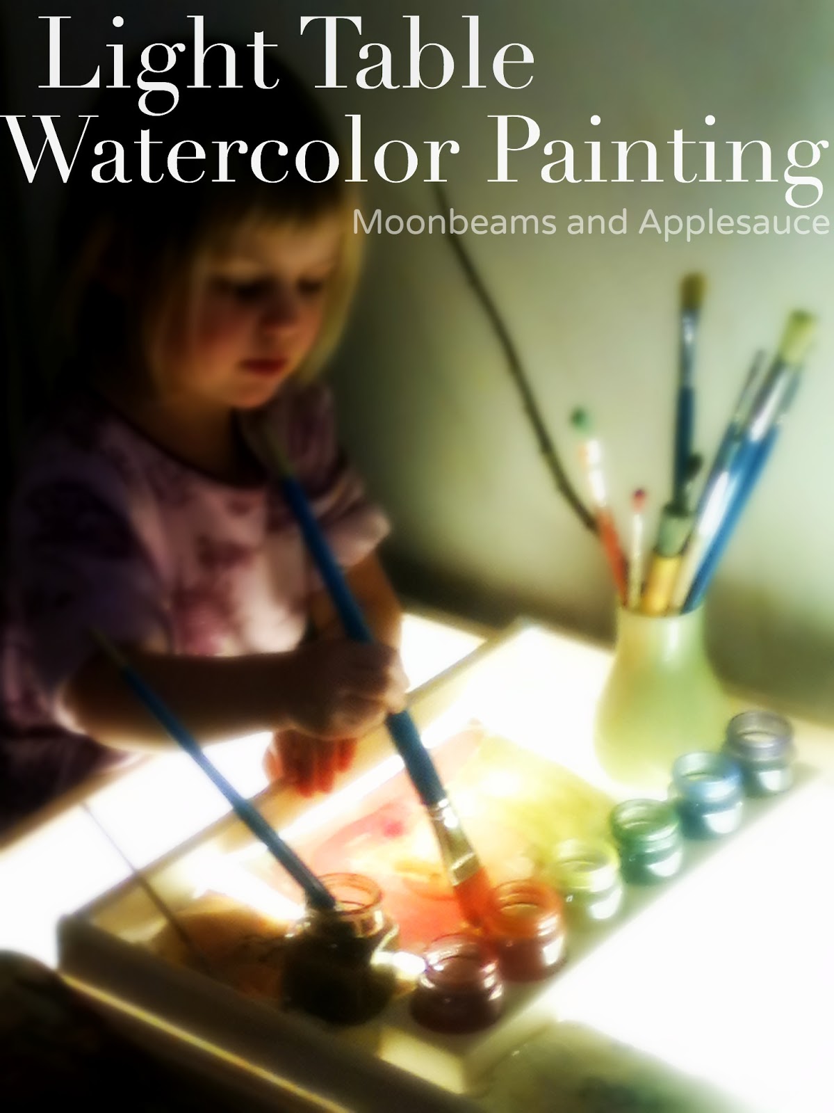 Light Table Watercolor Painting