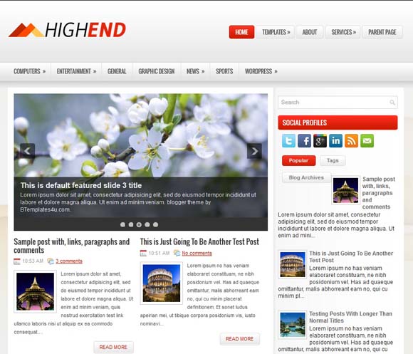 HighEnd Blogger Template HighEnd Blogger Template