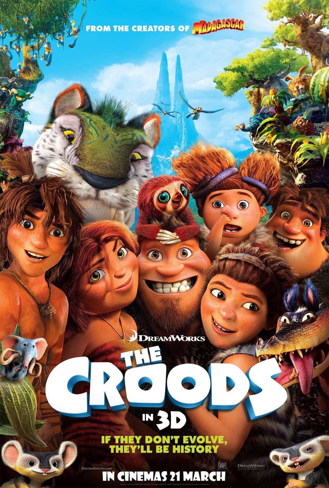 The Croods in 3D | Movie review 