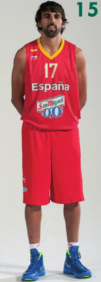 Víctor Sada camiseta selección española de basket