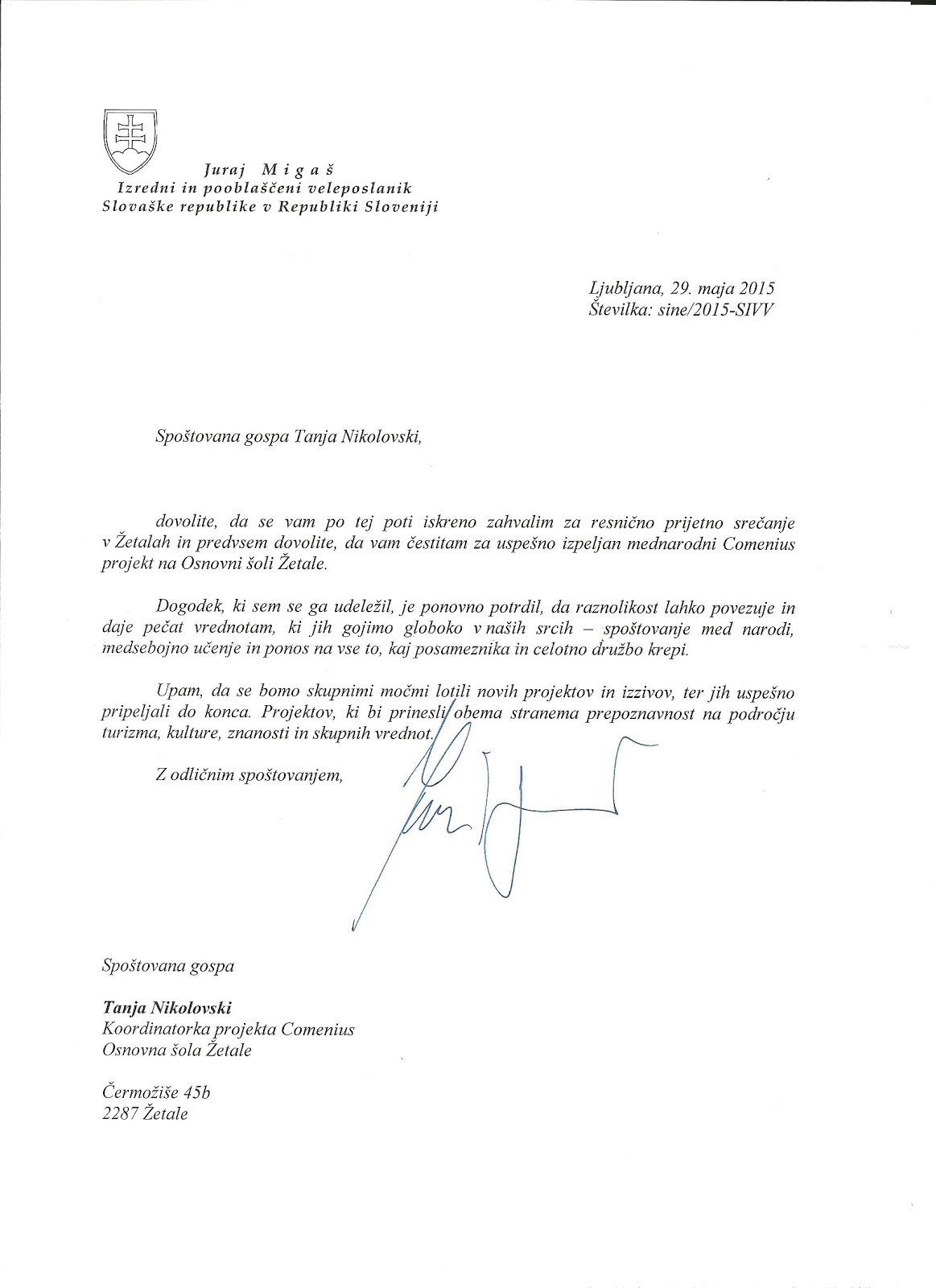 It S About Us It S About Europe A Letter Of Thanks From His