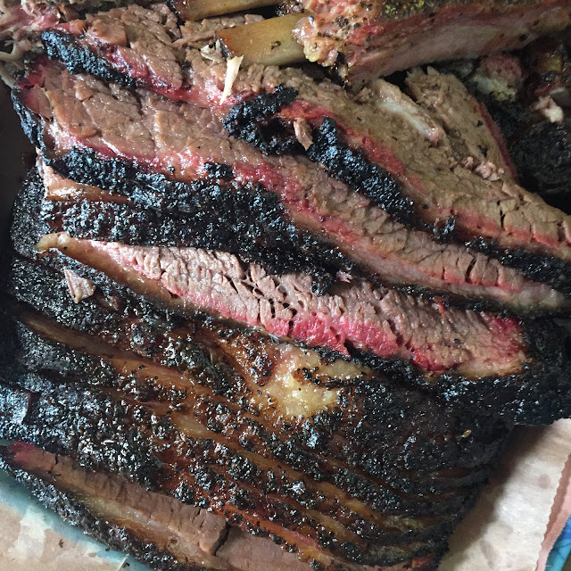 Lean and Fatty Brisket from Franklin Barbecue in Austin, TX