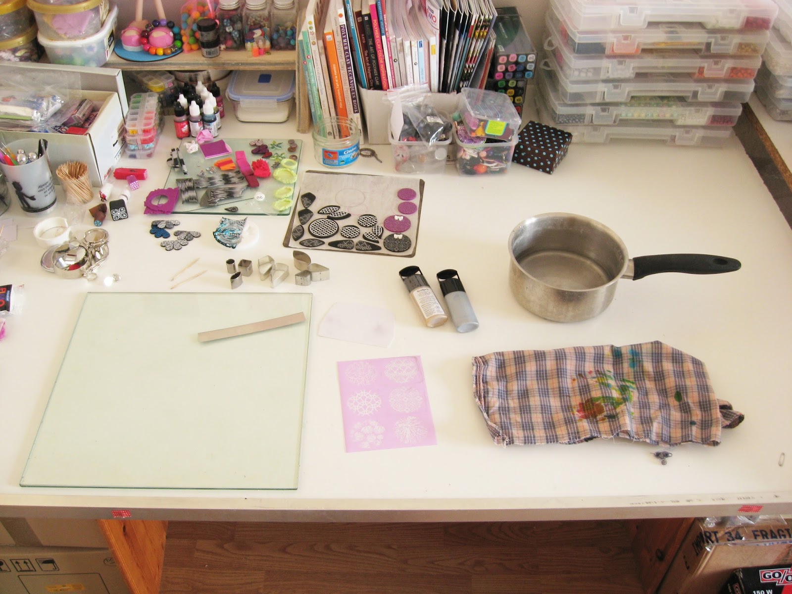 Les Bijoux de Loïs [TUTO] Silk Screen kit de sérigraphie chez Sculpey.