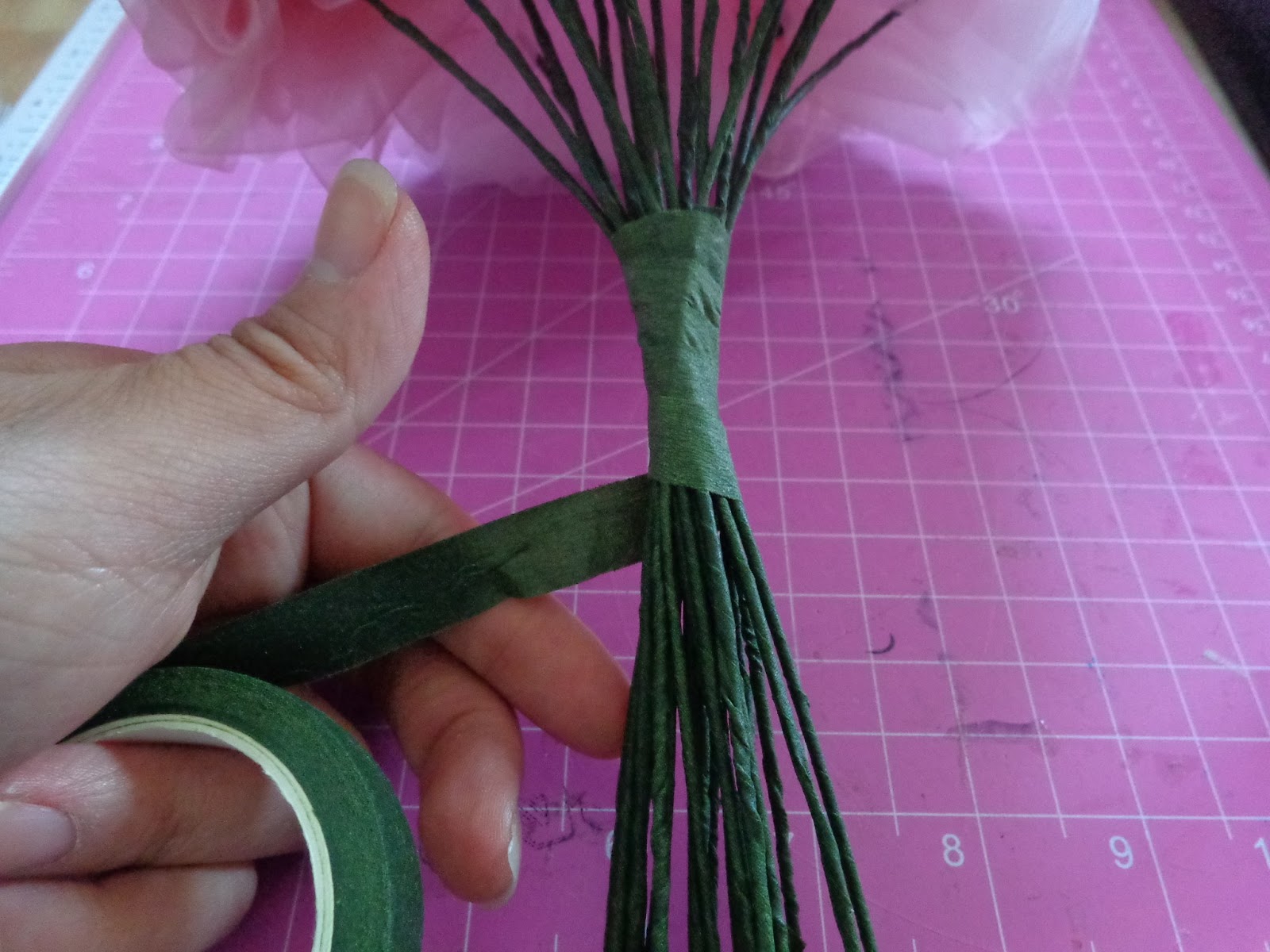 Ethan's Imprints Ribbon Bridal Bouquet