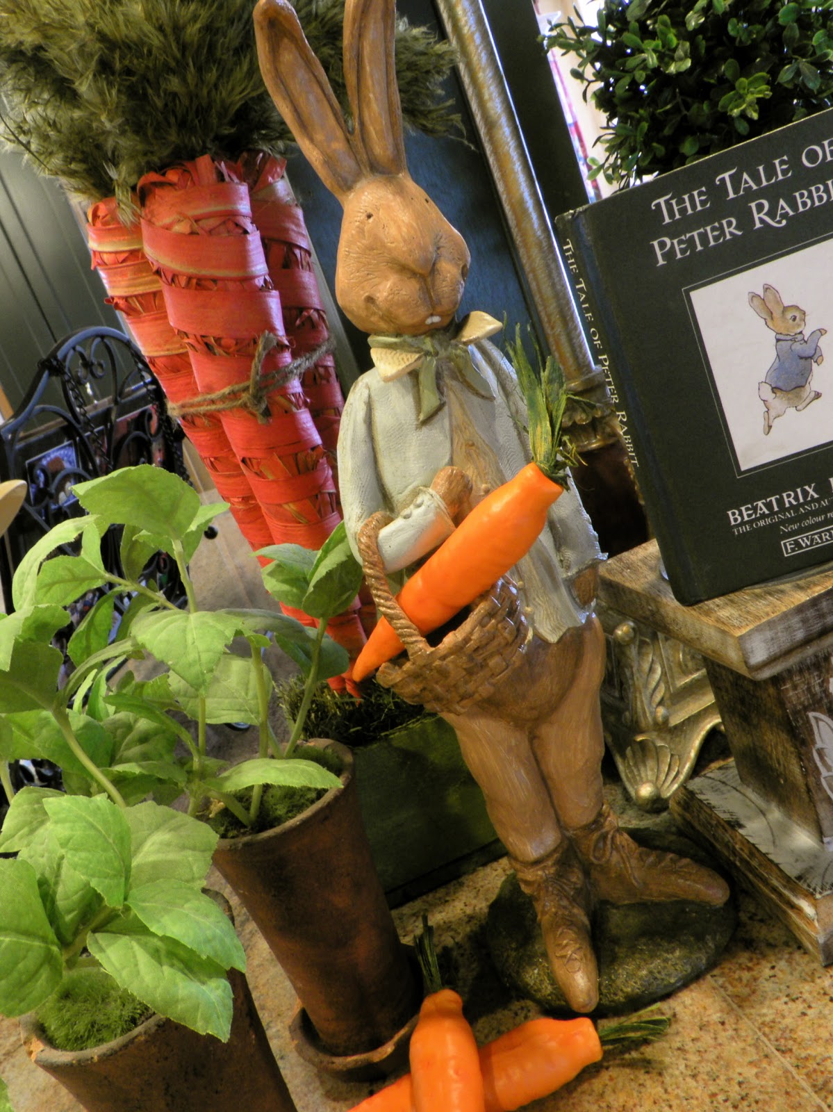 be book bound beatrix potter s easter a spring vignette and an ode to carrots