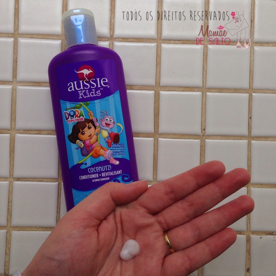 resenha condicionador aussie kids coconutz blog Mamãe de Salto