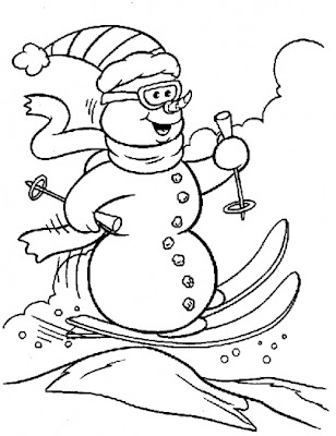 Frosty the Snowman Coloring Page