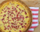 Rhubarb Custard Pie