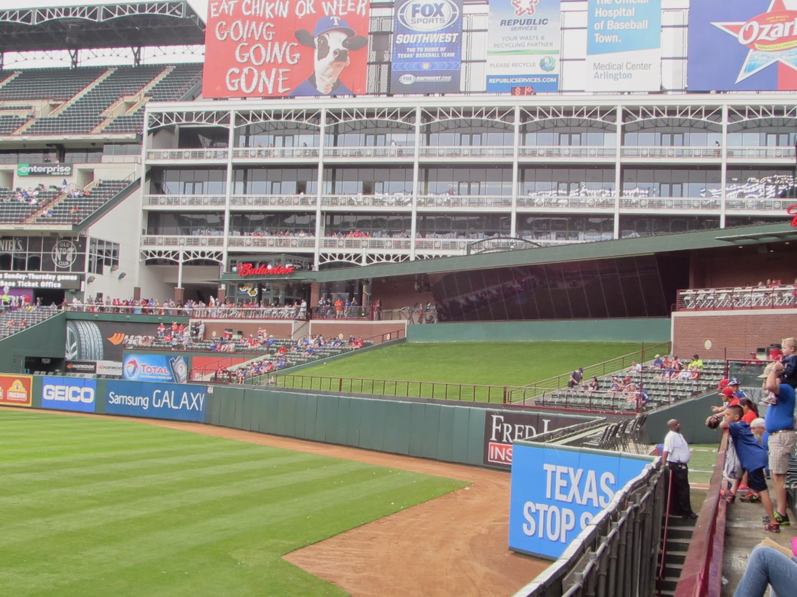 "Not All Those Who Wander Are Lost": Globe Life Park, Arlington, Texas