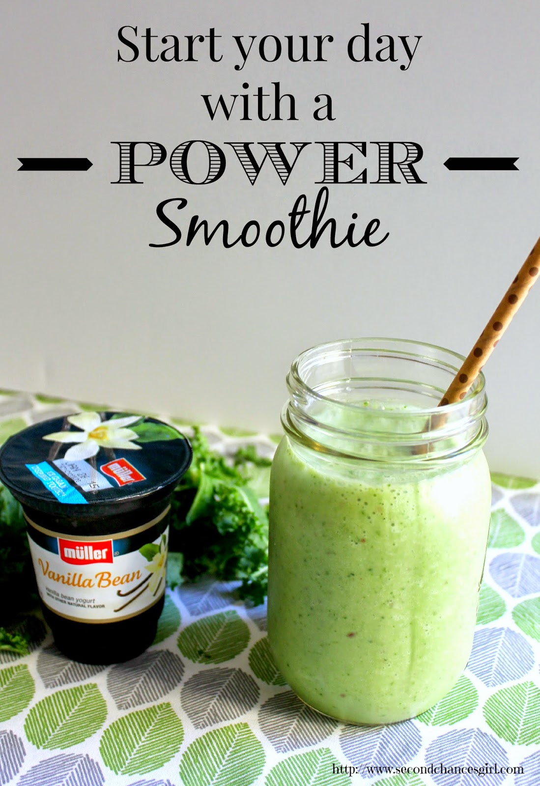 Start your day with a power smoothie! #MullerMoment #ad