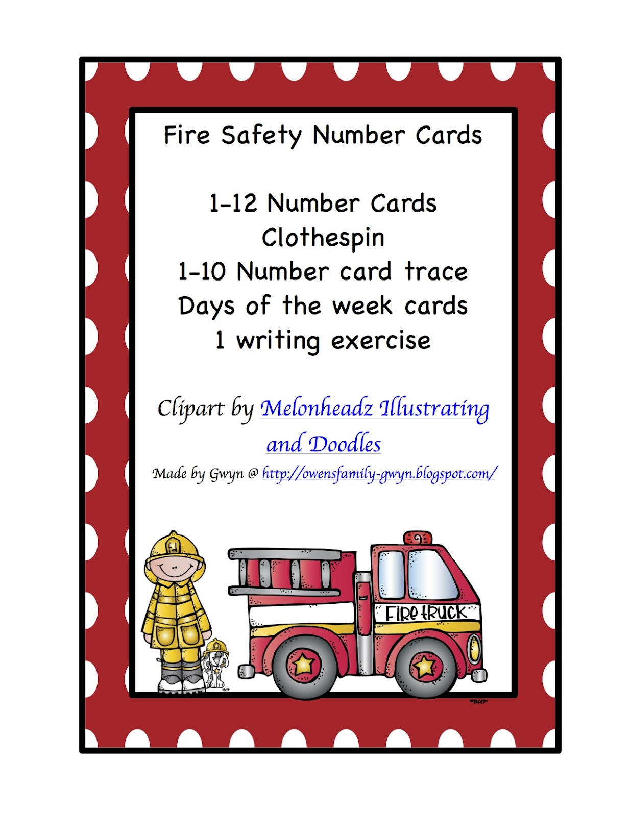 Preschool Printables September 2012