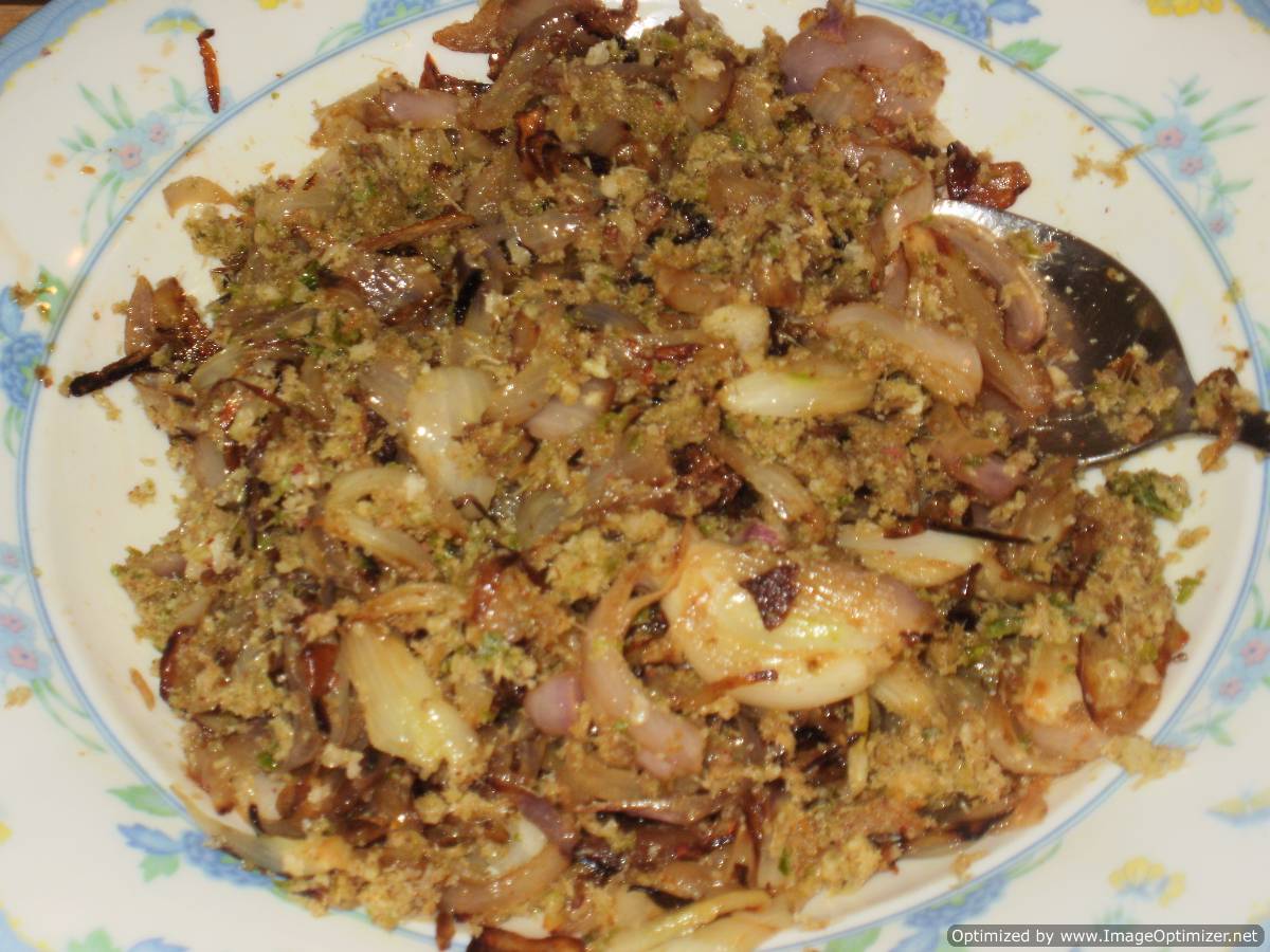 Recipe Khar Spicy dry fish masala Recipes and tipps