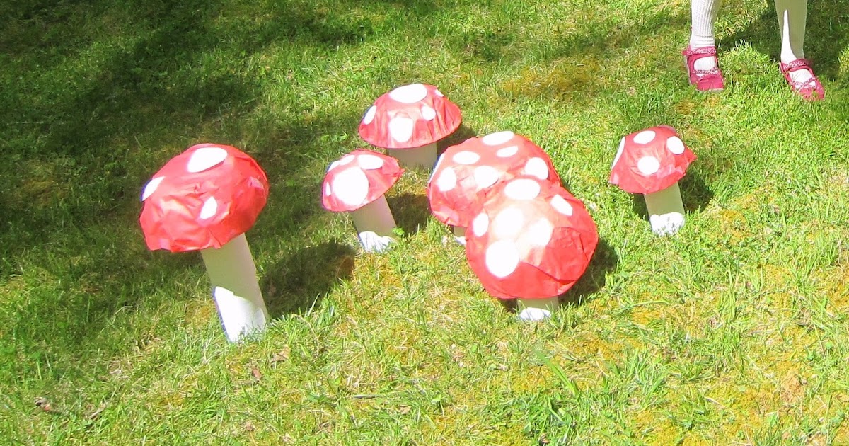 McGalver How to Make Mushroom Decorations for a Fairy (or Super Mario