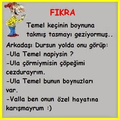 Temel ile Keçi ( Fıkra )