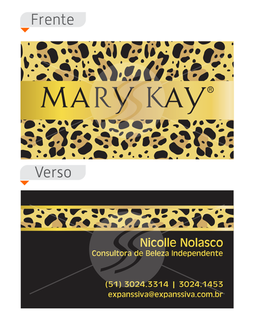 20 cartões de visita mary kay top de criatividade gráfica expanssiva