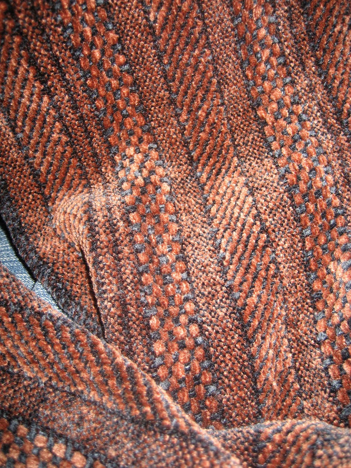 Not 2 Square Weavers Stunning chenille scarves and another simple draft