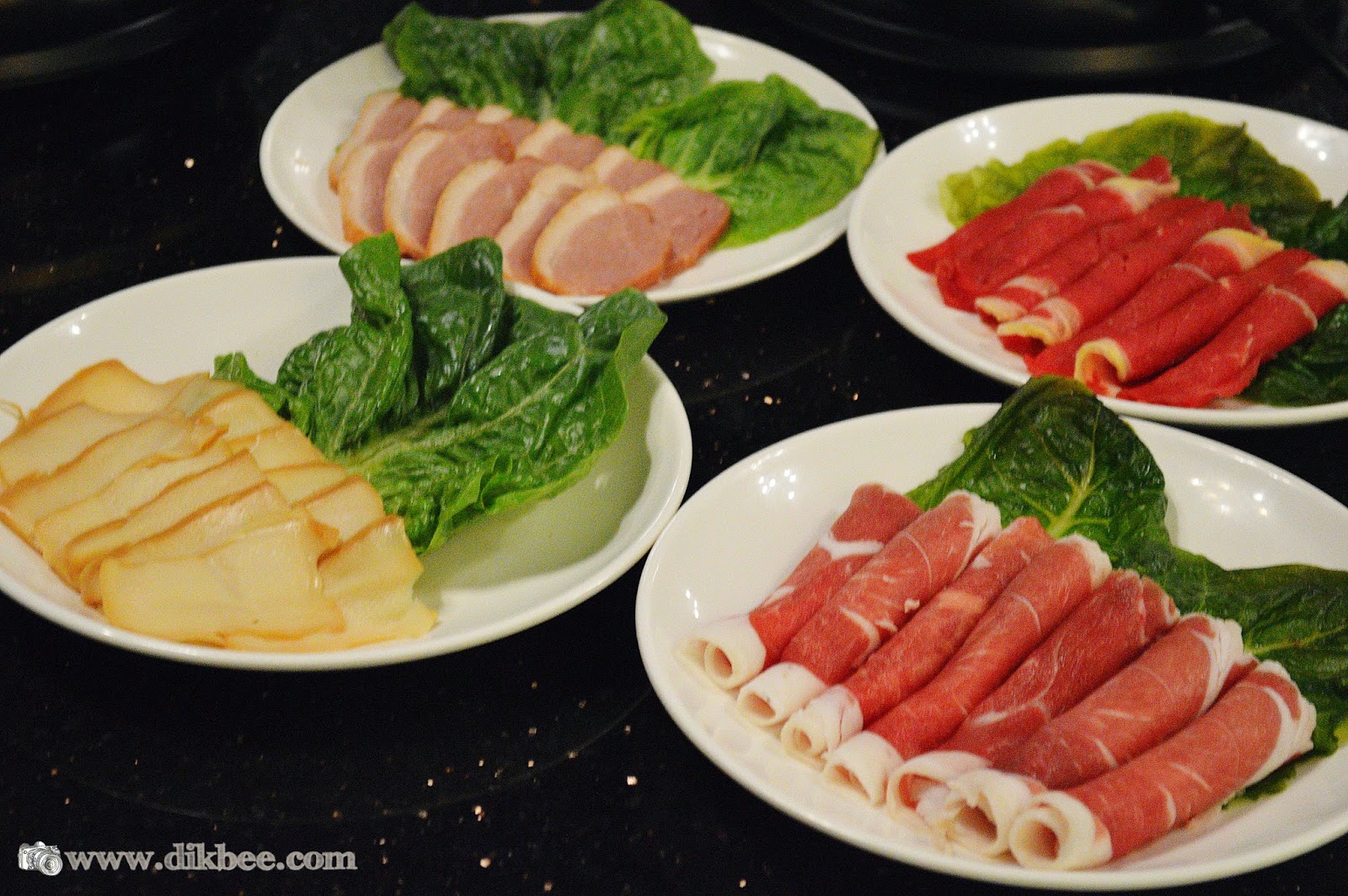 susunan kepingan daging Pak John Steamboat & Yong Tao Foo | Promosi Buffet Ramadhan 2014