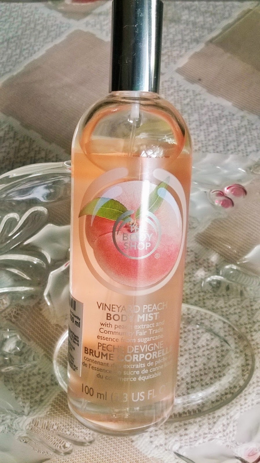 Beauty & Beyond The Body Shop Vineyard Peach Body Mist Review