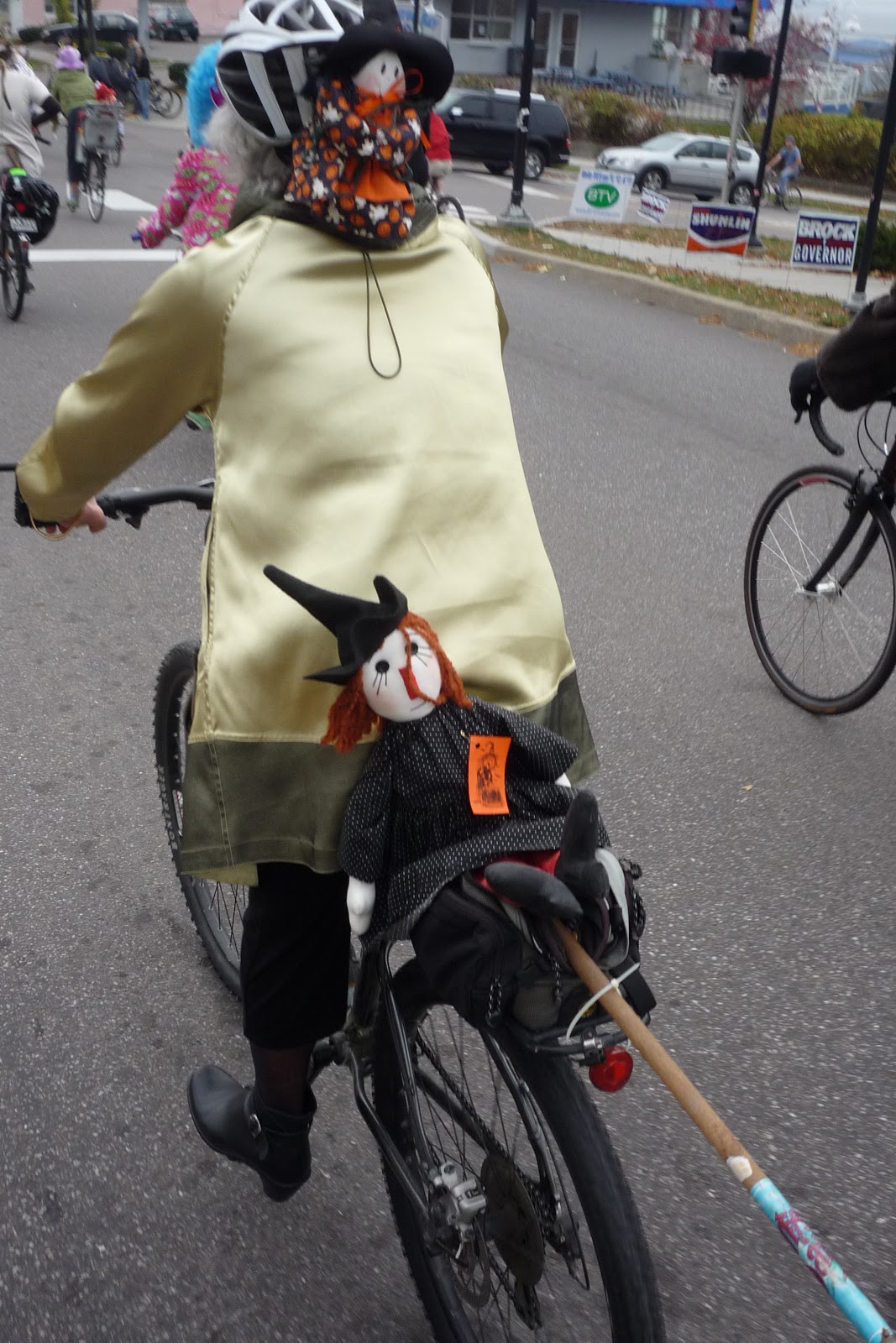 Halloween Bike Ride, Burlington, Vermont. 2012 South Burlington