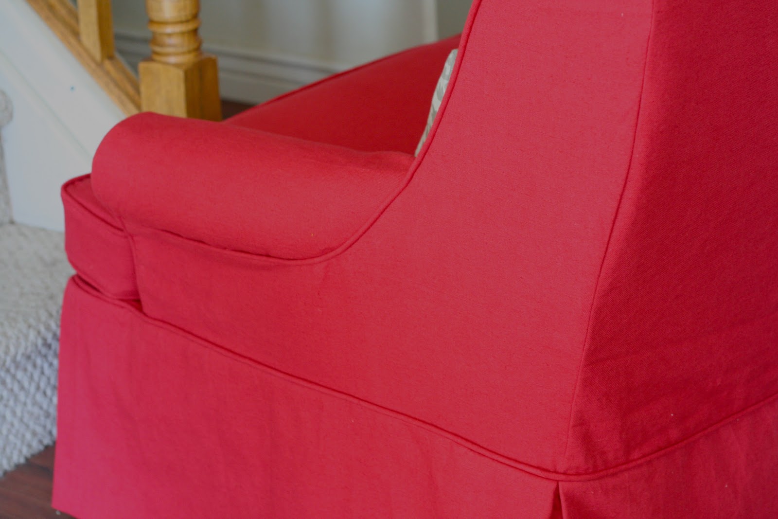 Custom Slipcovers by Shelley Swivel Rocker redo