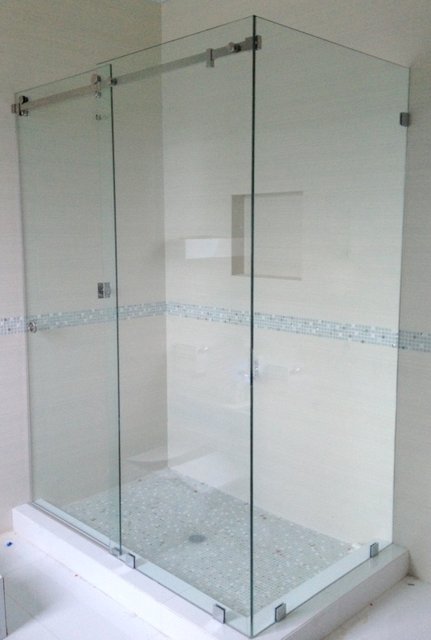 Serenity Sliding Doors With 90 Degree With Panel New York