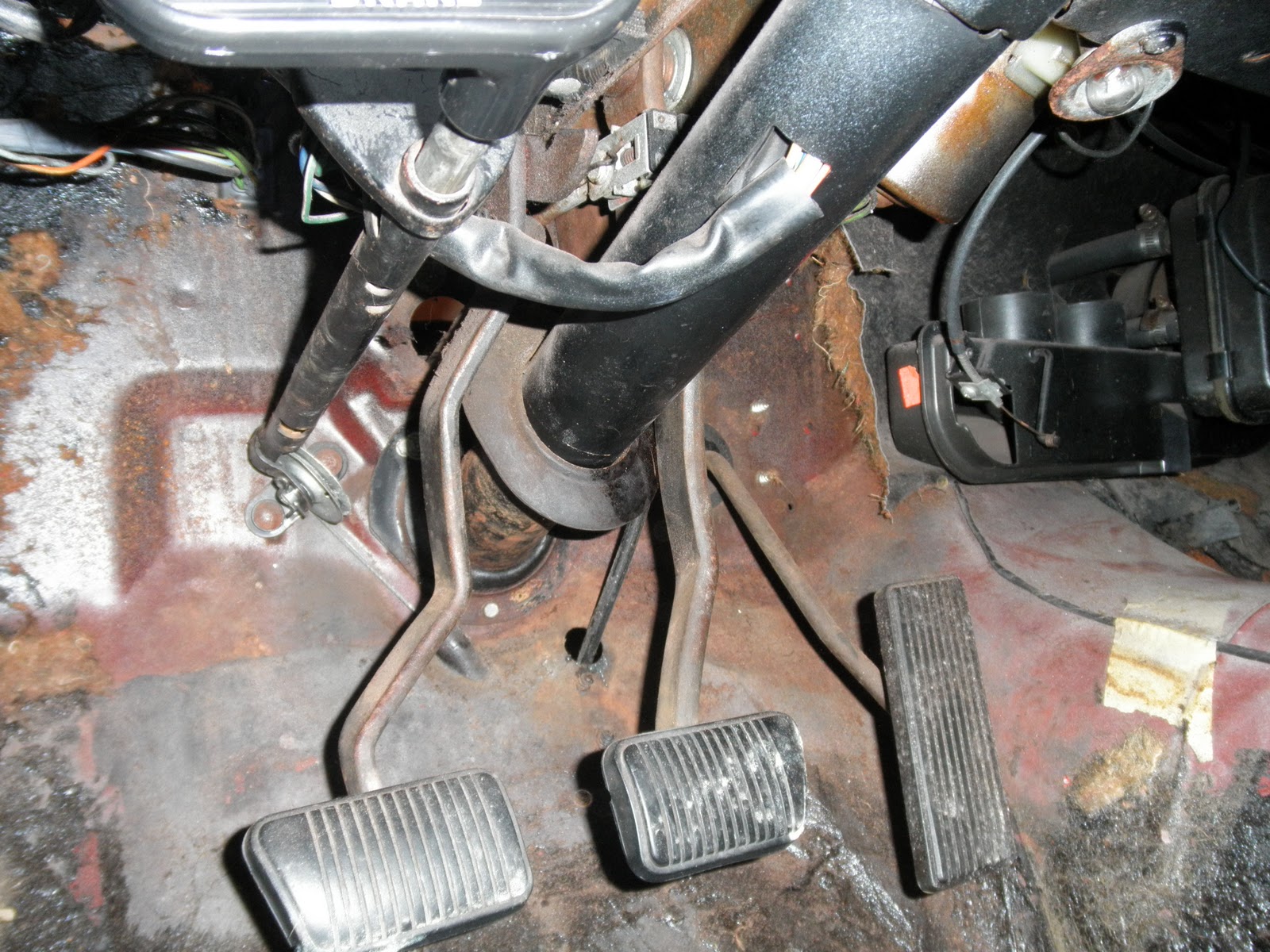 66 Mustang Restoration Project Day 39 Removing the Steering Column