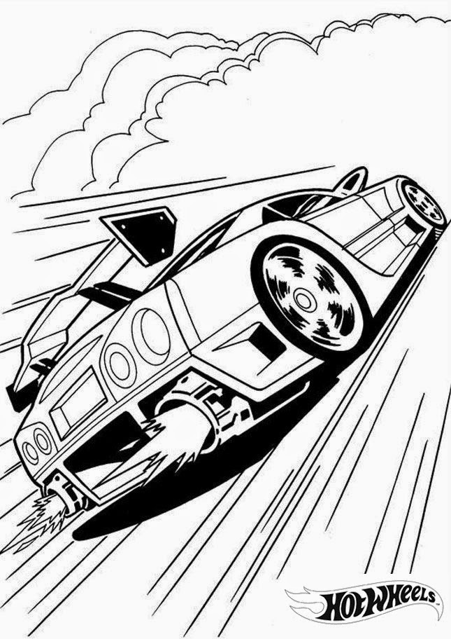 Hot Wheels Coloring Pages 35