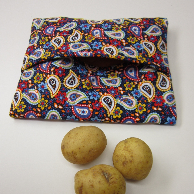 Fabric Fascination Simple Hostess Gift Potato Bag for the Microwave