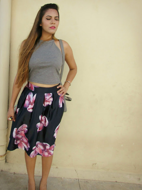floral pleated skirt, floral middi skirt, CNDirect, fashion, crop top, big floral skirt, delhi fashion blogger, delhi blogger, indian blogger, how to style middi skirt, how to style crop top, fancy girly outfit, skirt crop top combo india online,beauty , fashion,beauty and fashion,beauty blog, fashion blog , indian beauty blog,indian fashion blog, beauty and fashion blog, indian beauty and fashion blog, indian bloggers, indian beauty bloggers, indian fashion bloggers,indian bloggers online, top 10 indian bloggers, top indian bloggers,top 10 fashion bloggers, indian bloggers on blogspot,home remedies, how to