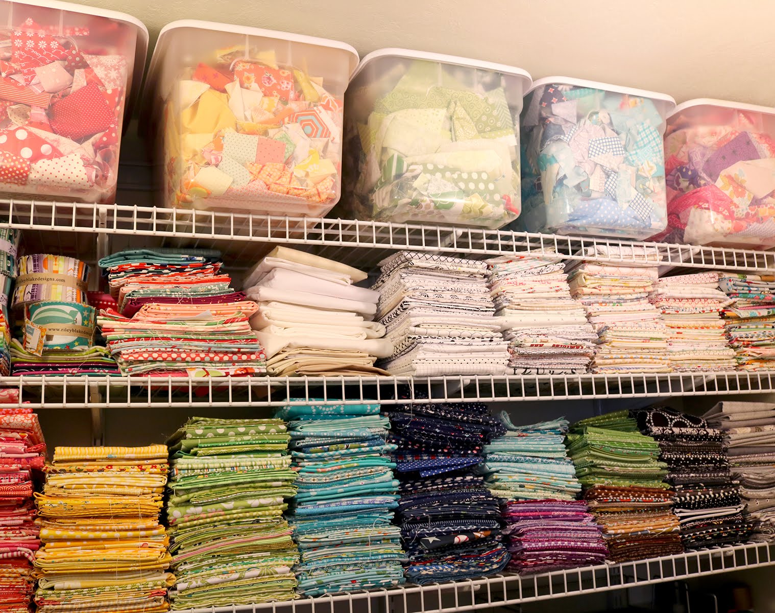 Sew Great to be Organised - Fabric Stash