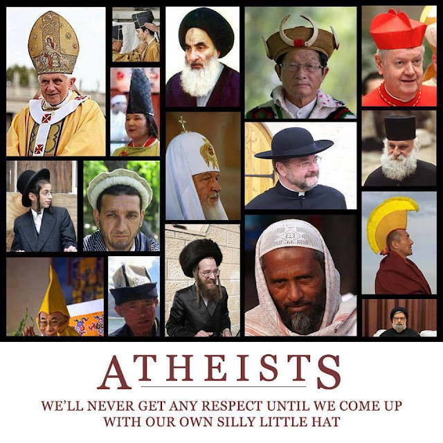 Atheism Funny Hats ~ irReligious.oRg